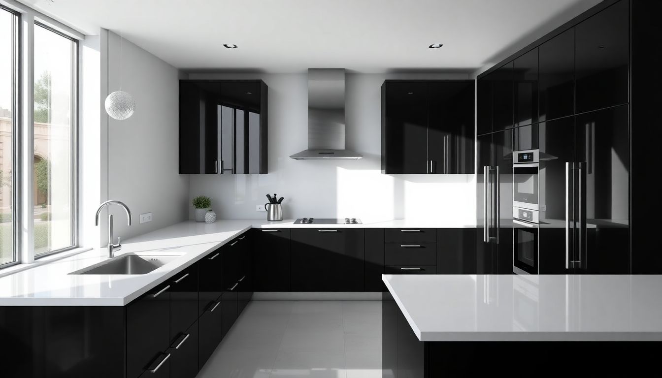 Black and White Kitchens: Timeless Design Ideas
